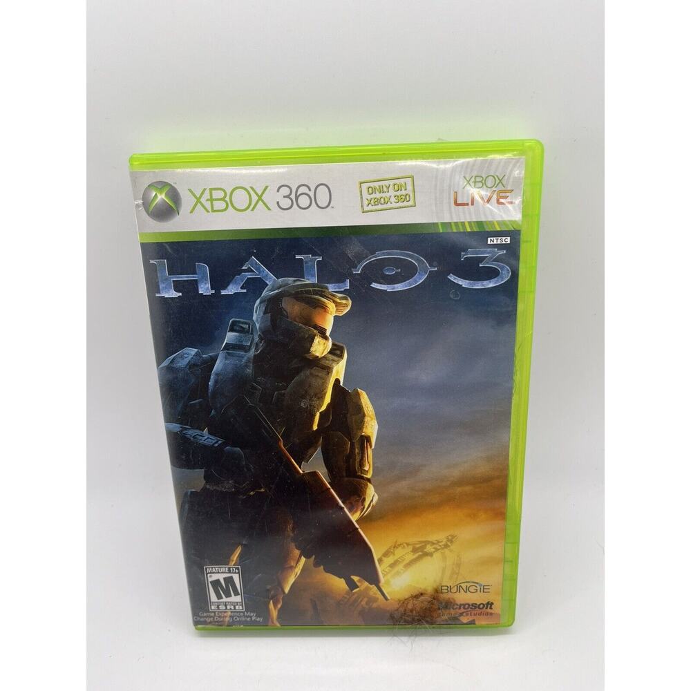 Halo 3 (Microsoft Xbox 360) Complete With Manual Video Game Tested Works